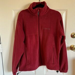 Columbia Burgundy Fleece Jacket